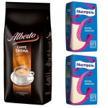 Кофе зерно и манка 2 пачки